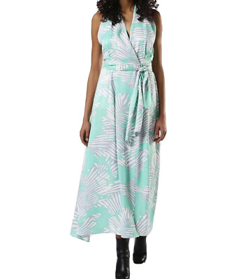 $298 Diesel Women's D-Edina Long Dress Sleeveless Green Size S | eBay