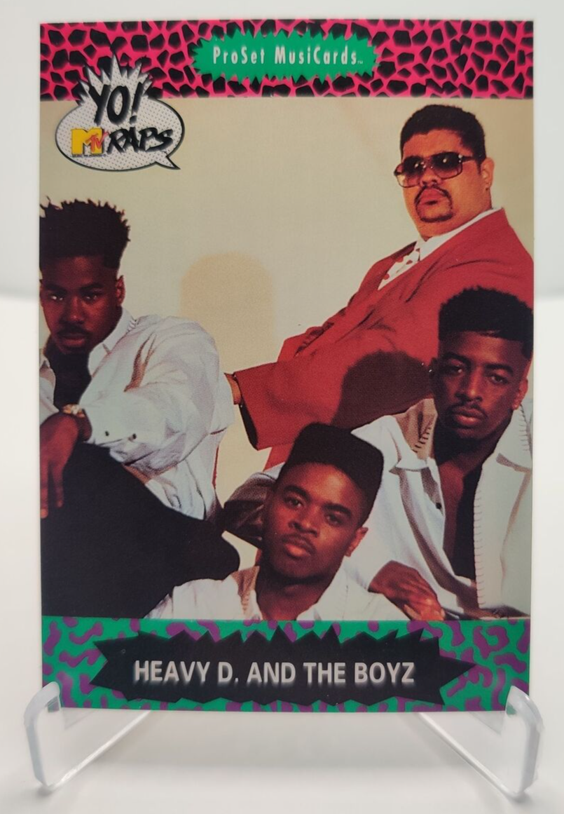 1991 YO! MTV Raps #40 Heavy D. and The Boyz music trading card | eBay