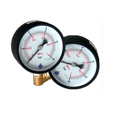 63mm Zifferblatt 0-6bar Manometer seitlichen Eingangsdruck 1/4 Inch Manometer
