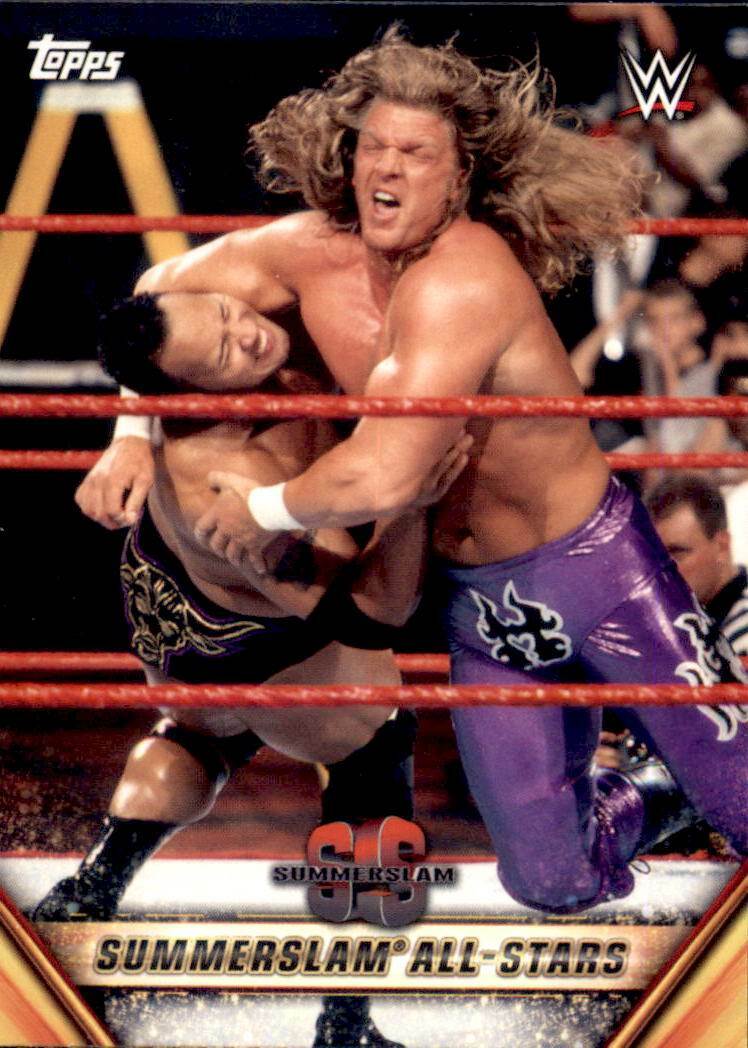 2019 Topps WWE Mr SummerSlam All-Stars MSS-17 Triple H def The