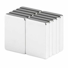 3/4 x 1/2 x 1/8 Inch Neodymium Rare Earth Block Magnets N48 10 Pack 
