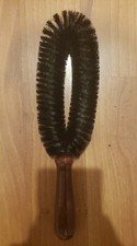 Vintage Black Bristled Shoe Cleaning Brush Home Products Made in USA