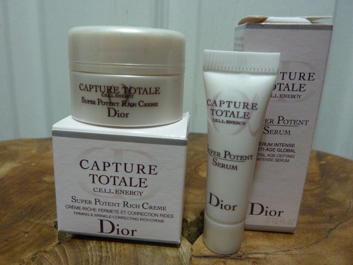 Dior Capture Totale SUPER POTENT RICH CREAM&SERUM 3 PC