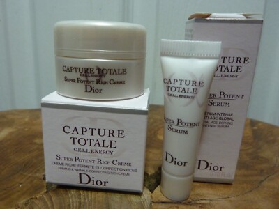 Dior Capture Totale SUPER POTENT RICH CREAM&SERUM 3 PC