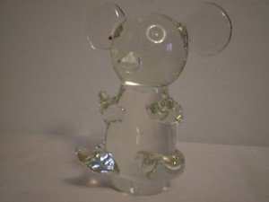 *MURANO* Art Glass *BEAR CUB* Figurine ~ Paperweight  5"Tall ~Vintage ~Excellent
