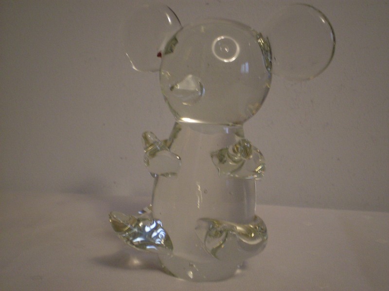 *MURANO* Art Glass *BEAR CUB* Figurine ~ Paperweight  5"Tall ~Vintage ~Excellent