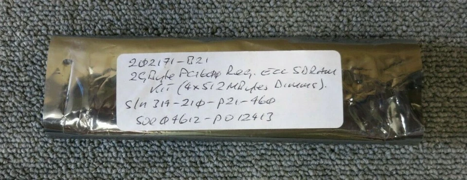 HP 202171-B21 249675-001 2GB (4x512MB) PC1600 DDR SDRAM Memory RAM Kit - Image 2 of 3