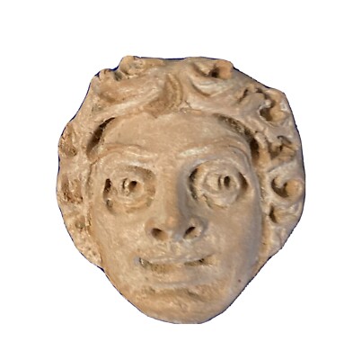 Wandmaske aus Terracotta Handarbeit aus Lipari