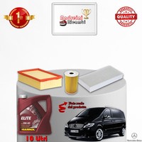 Inspektionskit Filter Und ÖL Mercedes Vito II 122 160KW 218CV Von 2010->