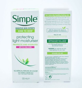 light moisturiser with spf