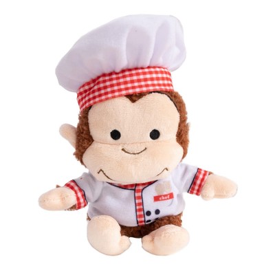 PREFERRED Curious George Cuteeze Monkey Stuffed Animal Plush Cooking Chef Toy...