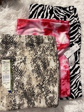 Terra  Sky Plus Size Printed Capri Leggings Lot of 3 size 1x 16w-18w 1