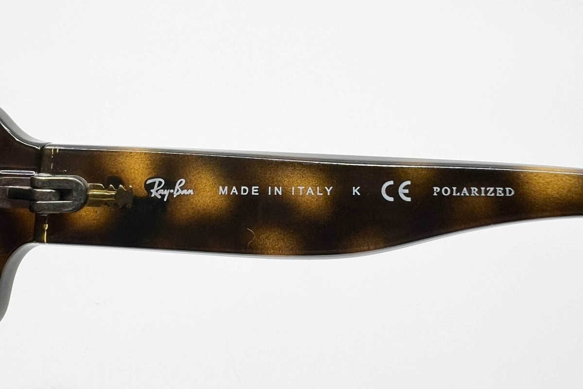 Ray-Ban RB4088　710　サングラスメンズ Ray-Ban RB 4088 710/57 Wrap Square Black Sunglasses Frame