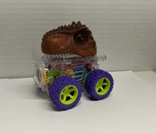 T-Rex Dinosaur Head 2.5" Monster Truck Friction Racer Race Car Realistic