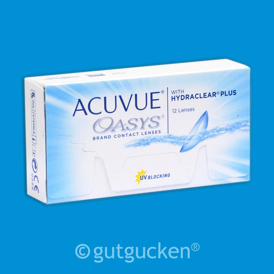 Acuvue Oasys with Hydraclear Plus 2 x 12 sphärische Kontaktlinsen Wochenlinsen