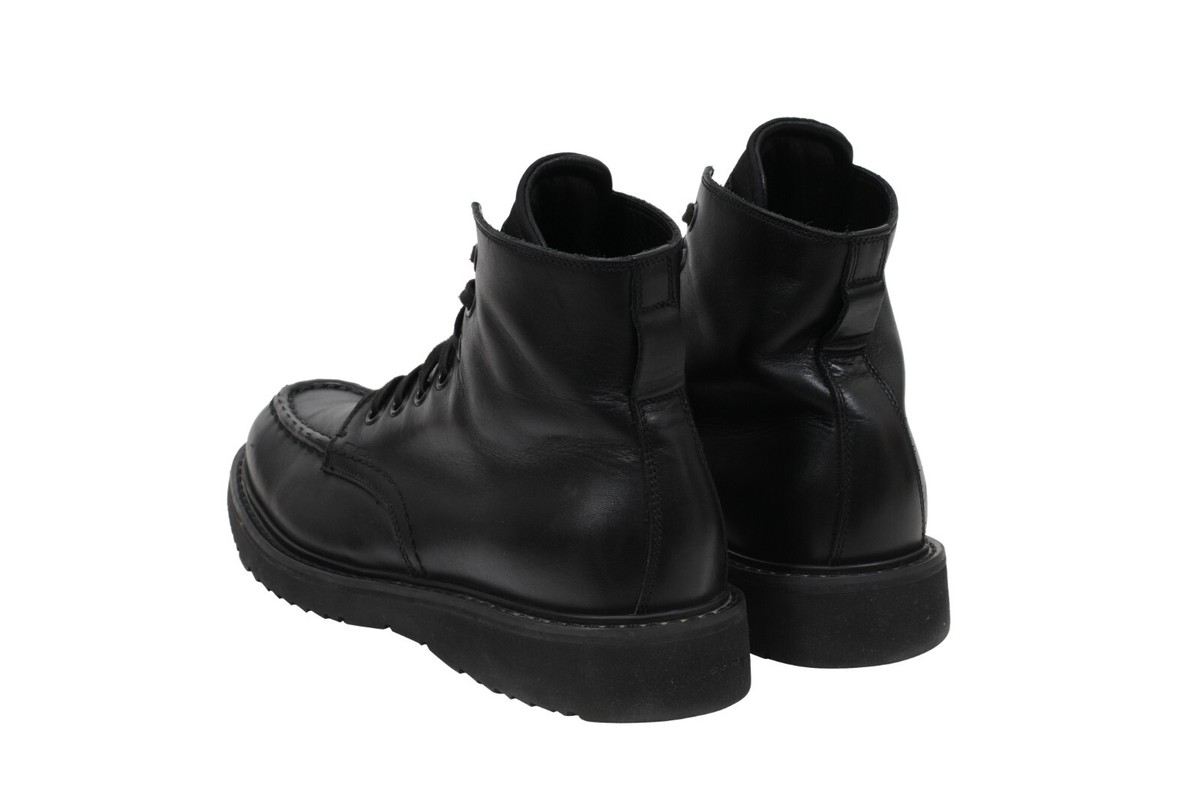 Prada Mens Combat Half Ankle Boots US8.5 UK 7.5 Black  display picture 2