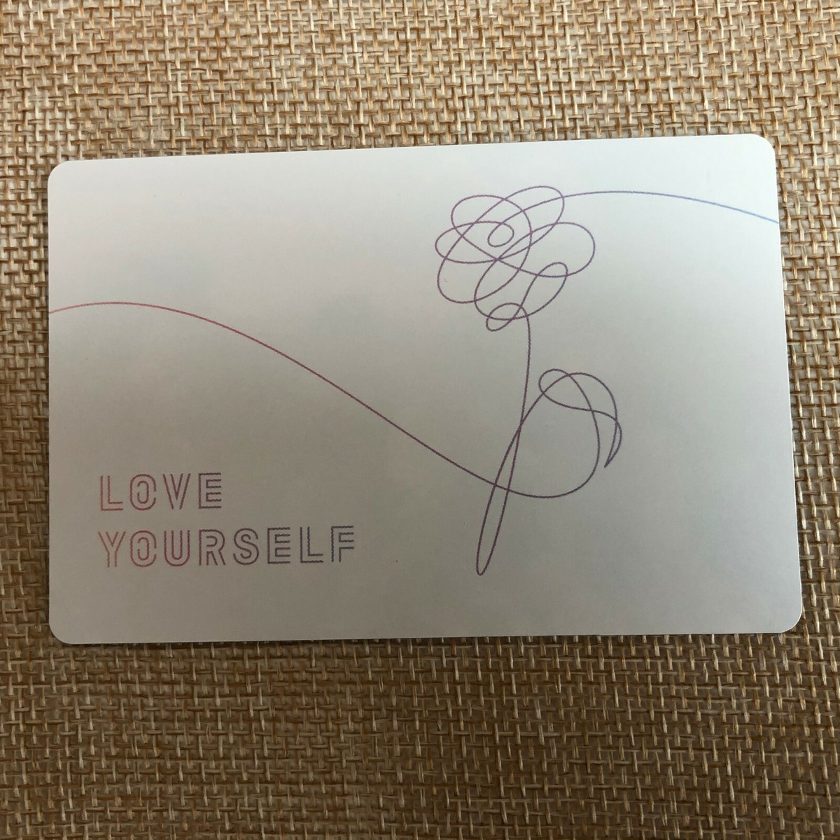 BTS LY special photocardスペシャルトレカ BTS LOVE YOURSELF ANSWER TEAR Special Official Photocard
