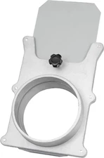 POWERTEC 70135V 4" Blast Gate for Dust Collector, Dust Collection Fittings