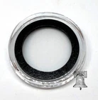 5 Air-tite Coin Holder Capsule Model H Black Ring 28mm Storage Case Airtite USA