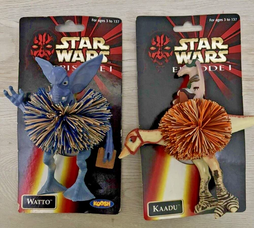 Vintage Star Wars Episode 1 Watto & Kaadu KOOSH FIGURE by OddzOn NEW TAGS