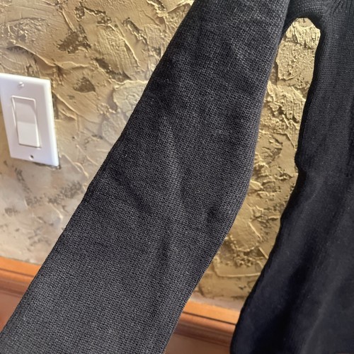 Maglione One Grey Day Sterling Henley manica lunga nero taglia extra small nuovo con etichette - Foto 9 di 15