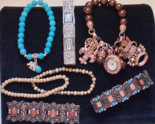 Unique Beaded Stretch Bracelet Jewelry Lot Mixed Colors  Styles
