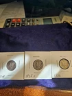 THREE (3) FULL DATE MERCURY DIMES 1929 - 1935 S - 1936