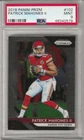 2018 prizm patrick mahomes PSA 91