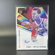 2020 Panini Recon True Potential Signatures Onyeka Okongwu Rookie Autograph