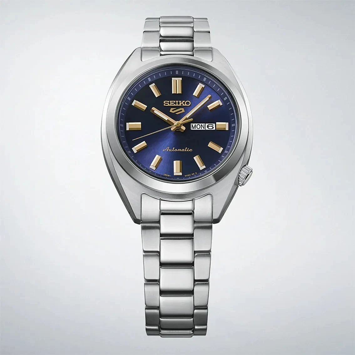 Reloj para mujer Seiko 5 SRE021K1 automático esfera azul acero inoxidable