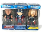 Funko Wacky Wobbler BOBBLEHEAD Marvel Lot of 3 Captain America Thor Hawkeye