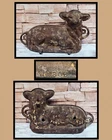 Antique Griswold Cast Iron Lamb Cake Mold #866 Two Pieces. Guaranteed Original