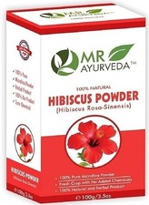 Ayurveda Hibiscus Flower Powder  Hibiscus Powder For Face Hibiscus Powder 100gm