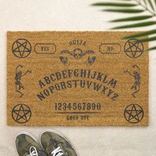 Ouija Board Brush Door Mat Front Door Mat Custom Printed