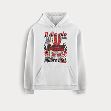 MILAN FELPA CALCIO CAPPUCCIO 2025-2026 NON ORIGINALE IDEA REGALO SERIE A