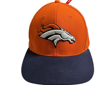 NFL Team Apparel DENVER BRONCOS Embroidered Youth Hat Orange Blue White 4-7