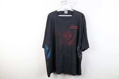 Vintage 90s Y2K Mens 2XL Native American Bison Buffalo All Over Print T-Shirt