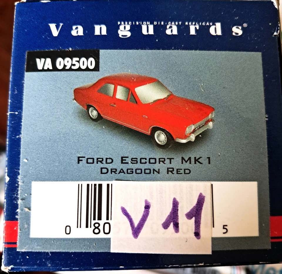 Modello auto 1/43 Vauxhall Vitesse Ford Escort MK1 Dragon Red - Immagine 2 di 4