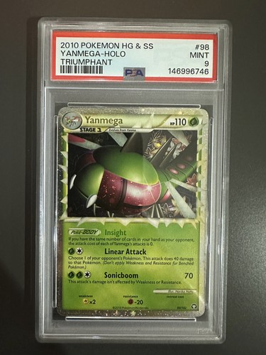 Yanmega graded PSA 9 for sale on eBay