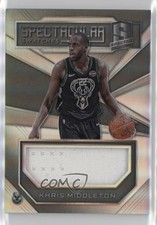 2017-18 Panini Spectra Spectacular Swatches 13/99 Khris Middleton #SS-27 3nn