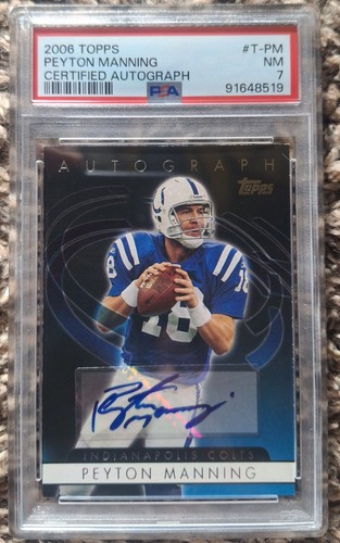 2006 Topps Peyton Manning Autograph PSA