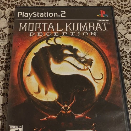 Midway Mortal Kombat: Deception Sony PlayStation 2 Manual Included Multiplayer