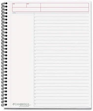 Cambridge 06064 Side Bound Guided Business Notebook, Action Planner, 11 X 8 1/2,