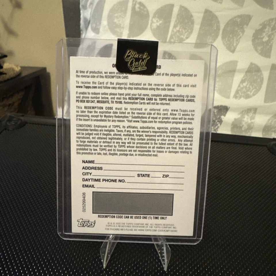 Bowman 2025 cromo romano Anthony reliquia automática oro/50 redención Foto 2 de 2