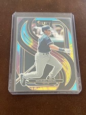 2025 Panini Select Michael Young Tie Dye Prizm #11/25 Texas Rangers