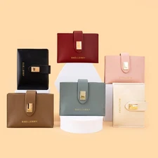 Women Small Leather Wallet Credit Card Holder Mini Purse Coin Pocket Clutch Gift