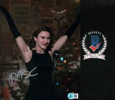 RACHEL BROSNAHAN SIGNED MARVELOUS MRS MAISEL 8X10 PHOTO MIDGE SUPERMAN BAS COA