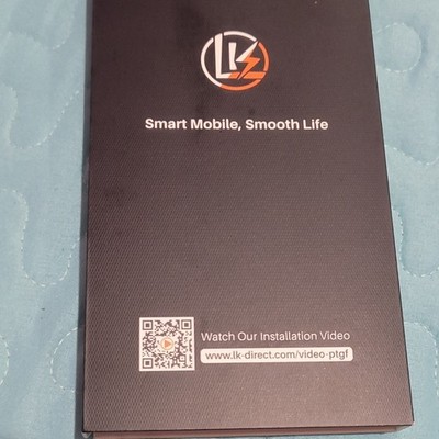 LK 2+2 Pack Black Case Friendly Screen Protector Plain Design for Apple iPhone