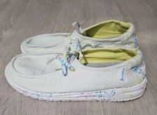 Hey Dude Wendy Youth Girls Size 3 Womens 4 Sugar Vibe Slip On Shoes Yellow
