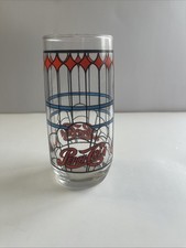 1970's Pepsi Cola Stained Glass Drink-ware